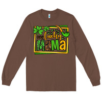 Chestnut One lucky mama St. Patrick's Long Sleeve Tee - OliviaCreatesArt