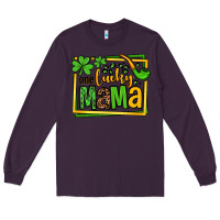 Plum One lucky mama St. Patrick's Long Sleeve Tee - OliviaCreatesArt