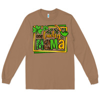 Toasted Coconut One lucky mama St. Patrick's Long Sleeve Tee - OliviaCreatesArt