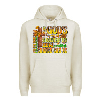 Oatmeal Heather Autumn Is God's way Of Showing Us How Beautiful Ch Premium Hoodie - CowhideDigitalArt
