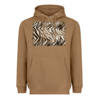 Toasted Coconut brown zebra pattern background Heavyweight Hoodie - BarkalooDesign