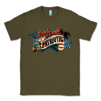 Army Green I'm not drunk I'm patriotic Classic Tee - HowdyJamesFarm