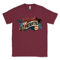 Burgundy I'm not drunk I'm patriotic Classic Tee - HowdyJamesFarm