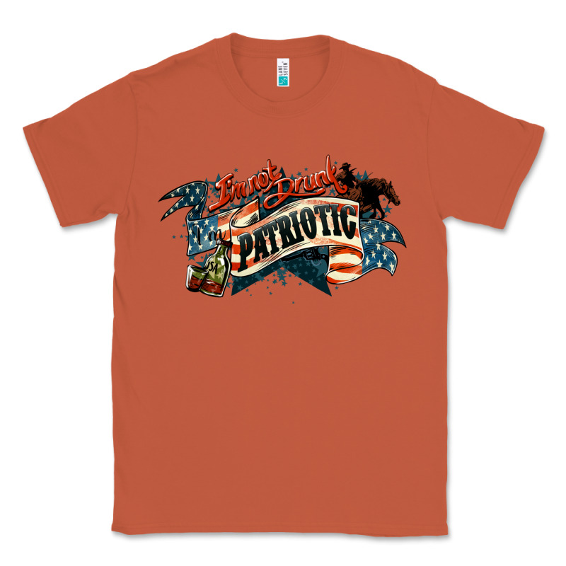 I'm Not Drunk I'm Patriotic Classic Tee by HowdyJamesFarm | Teevron