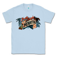 Dusty Blue I'm not drunk I'm patriotic Classic Tee - HowdyJamesFarm
