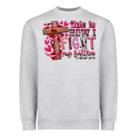 Heather Grey this is how i fight my battles Heavyweight Sweatshirt - RacoonDesign