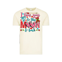 Vintage Arctic I love you to the moon and back Valentine's Day Vintage Tee - HowdyJamesFarm