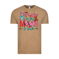 Vintage Coffee I love you to the moon and back Valentine's Day Vintage Tee - HowdyJamesFarm