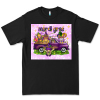 Black Mardi Gras with gnomes Premium Tee - NancyCooperArtShop