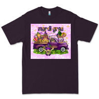 Plum Mardi Gras with gnomes Premium Tee - NancyCooperArtShop
