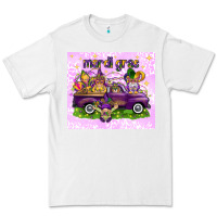 White Mardi Gras with gnomes Premium Tee - NancyCooperArtShop