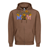 Chestnut military mom with soldier boots Zipper Hoodie - Artiststas
