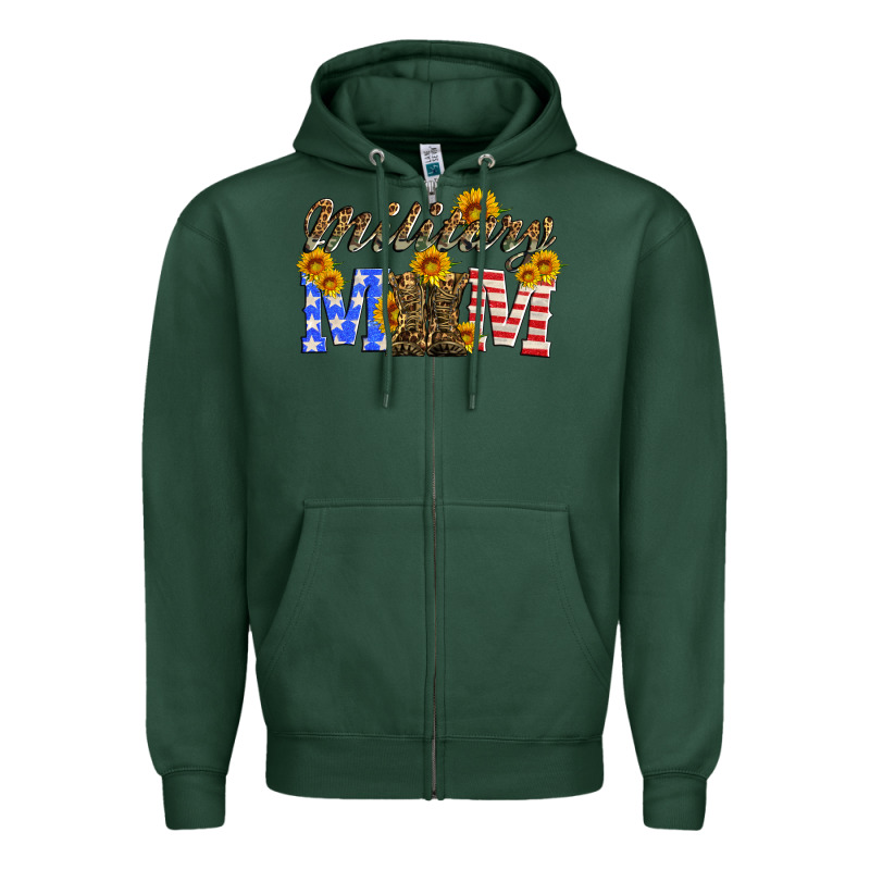 Military Mom With Soldier Boots Zipper Hoodie by Artiststas | Teevron