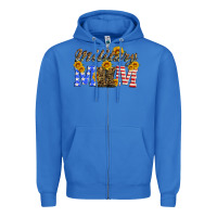 True Royal military mom with soldier boots Zipper Hoodie - Artiststas