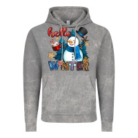 Cloud Rock hello winter Vintage Hoodie - OliviaCreatesArt