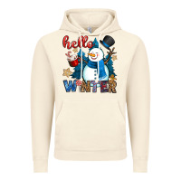 Vintage Artic hello winter Vintage Hoodie - OliviaCreatesArt