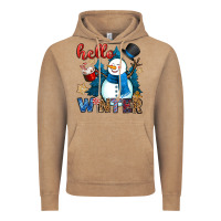 Vintage Coffee hello winter Vintage Hoodie - OliviaCreatesArt