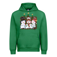 Emerald christmas snowman Urban Hoodie - AdoDesignShop