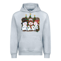 Heather Grey christmas snowman Urban Hoodie - AdoDesignShop