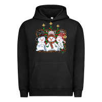Pigment Black christmas snowman Urban Hoodie - AdoDesignShop