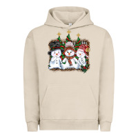 Pigment French Oak christmas snowman Urban Hoodie - AdoDesignShop
