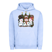 Pigment Grape Ice christmas snowman Urban Hoodie - AdoDesignShop