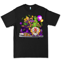 Black Mardi Gras gnome on the truck Premium Tee - NancyCooperArtShop