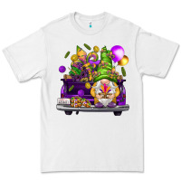 White Mardi Gras gnome on the truck Premium Tee - NancyCooperArtShop