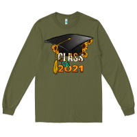 Army Green Class of 2021 Long Sleeve Tee - Jasminsmagicworld