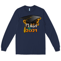 Navy Class of 2021 Long Sleeve Tee - Jasminsmagicworld