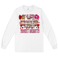 White Valentine's Day my class is full of sweet hearts Long Sleeve Tee - FaDigitalArtStudio