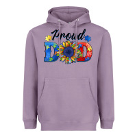 Lavender proud dad autism Heavyweight Hoodie - BarkalooDesign