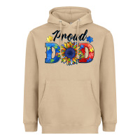 Mushroom proud dad autism Heavyweight Hoodie - BarkalooDesign