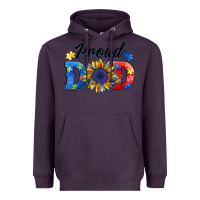 Plum proud dad autism Heavyweight Hoodie - BarkalooDesign
