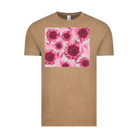 Vintage Coffee breast cancer sunflower Vintage Tee - CowGirlArtShop