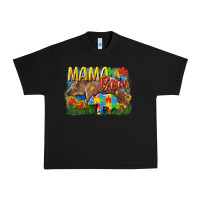 Black Mama bear Autism Urban Heavy Tee - CowGirlArtShop