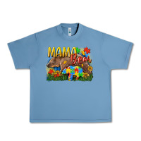Pebble Blue Mama bear Autism Urban Heavy Tee - CowGirlArtShop