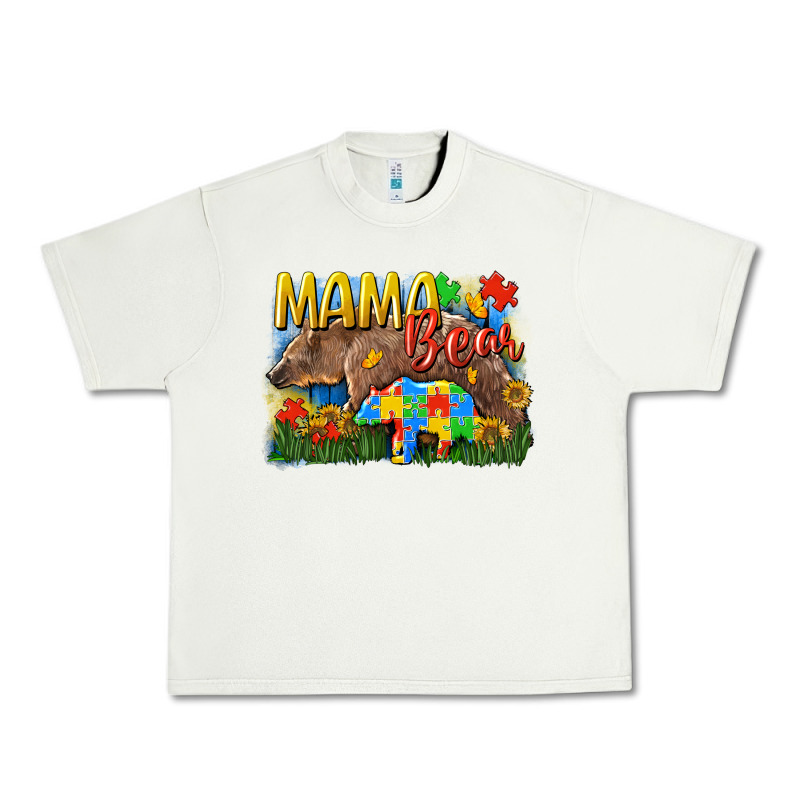 Mama Bear Autism Urban Heavy Tee by CowGirlArtShop | Teevron