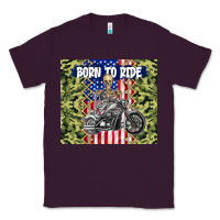 Plum born to ride Classic Tee - TumblerDesignByShophia