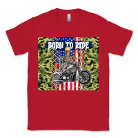 Red born to ride Classic Tee - TumblerDesignByShophia