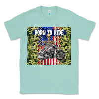 Seafoam born to ride Classic Tee - TumblerDesignByShophia