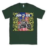 Sports Green born to ride Classic Tee - TumblerDesignByShophia