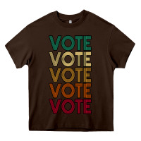 Chocolate Brown VOTE Heavy Core Tee - Bettercallsaul