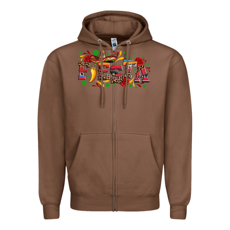 Fieasta With Sombrero Rose And Pepper Zipper Hoodie by Artiststas | Teevron