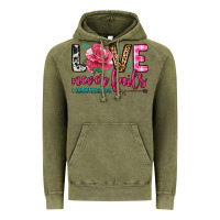 Vintage Olive love never fails Vintage Hoodie - OliviaCreatesArt