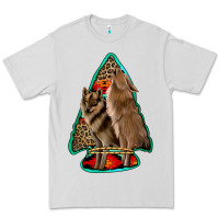 Dove Grey howling wolves arrowhead Premium Tee - Jasminsmagicworld