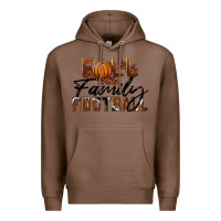 Chestnut Fall Family Football Premium Hoodie - LillyAllenDesigns