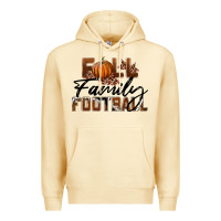 Pina Colada Fall Family Football Premium Hoodie - LillyAllenDesigns