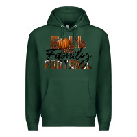 Sports Green Fall Family Football Premium Hoodie - LillyAllenDesigns