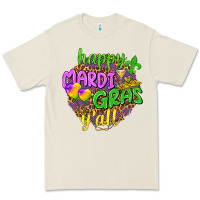 Bone Happy Mardi Gras y'all Premium Tee - NancyCooperArtShop